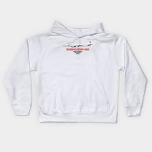 Boeing B747-400 - Japan Airlines "Old Colours" Kids Hoodie